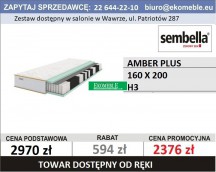 SEMBELLA - AMBER PLUS MATERAC 160X200 H3